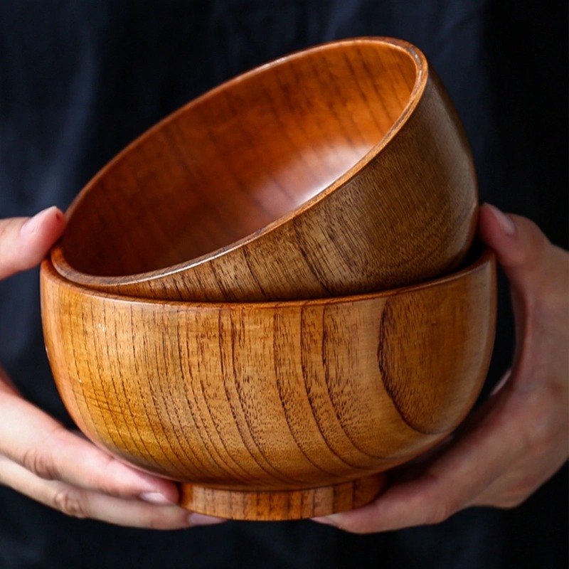 Bowl Set of 2 | Wood Bowl Set of 2 | Rice Bowl | Wooden Bowl | Bowl Set of 2 | Wood Bowl Set of 2 | Rice Bowl