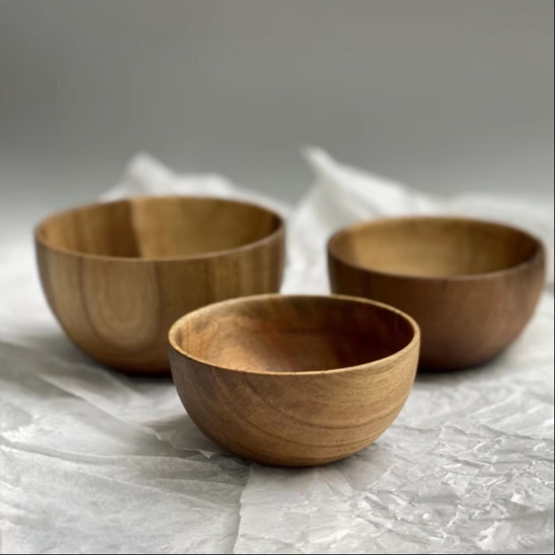 Wooden Bowl Set of 3 | Bowl set of 3 | Wood Bowl Set of...