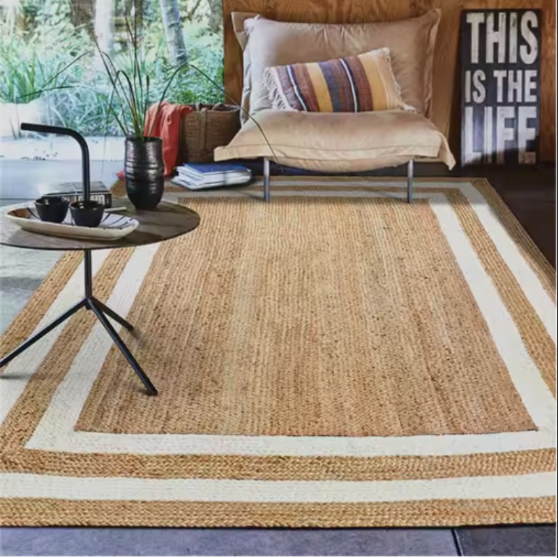 Rectangular Handmade Jute Rugs | Handmade Jute Carpet | Rugs And Carpet | Rectangular Handmade Jute Rugs | Handmade Jute Carpet