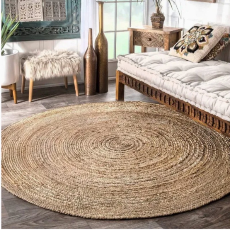 Round Woven Jute Rugs | Round Carpet