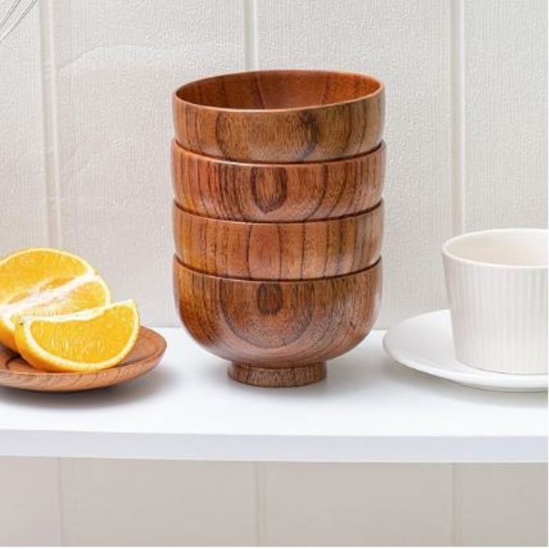 Wood Bowl Set | Wooden Bowl Set | Acacia Wood Bowl Set