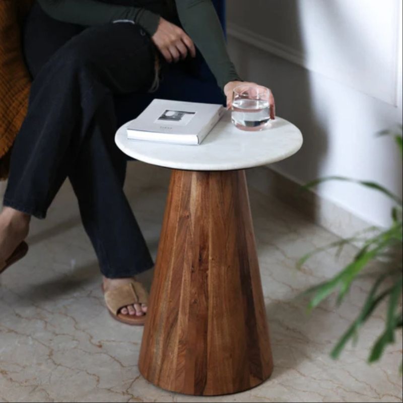 Nordic Marble Top Side Table