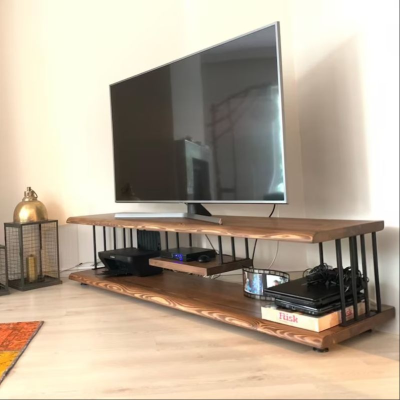 Rustic Craft Solid Wood Acacia TV Unit | Living Room Accessories | Rustic Craft Solid Wood Acacia TV Unit