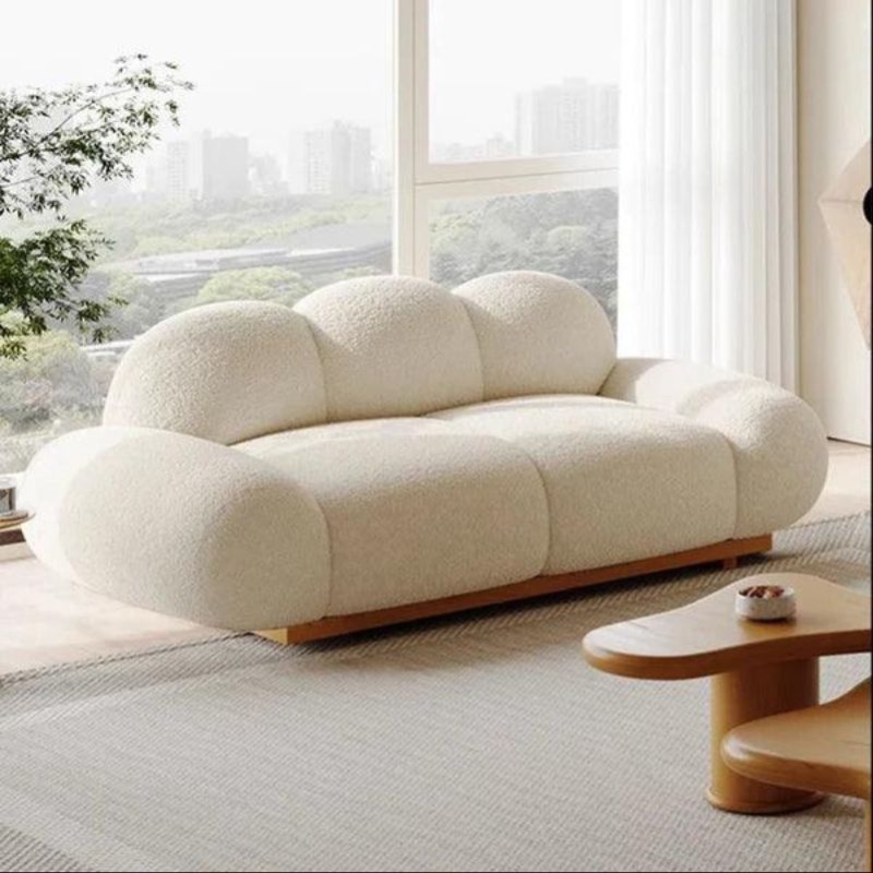 Elegant Cloud Inspired White Sofa