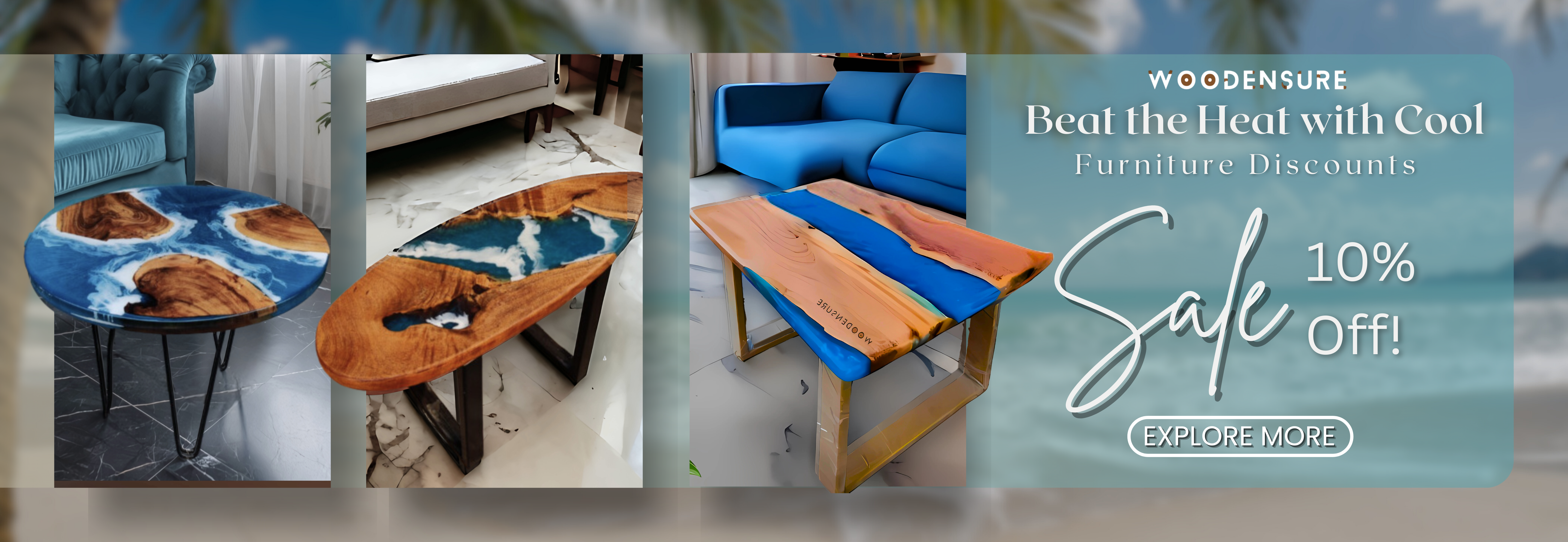 Woodensure Center Table, Summer Vibes, Hot Prices