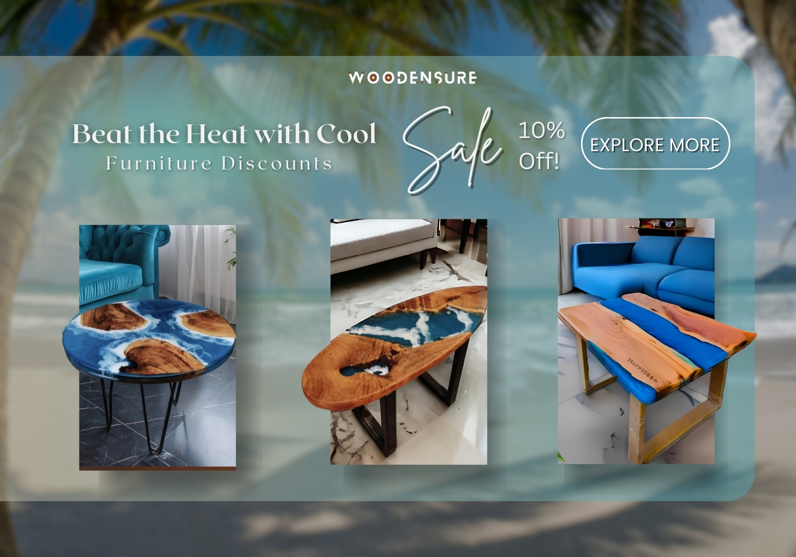 Center Table, Summer Vibes, Hot Prices